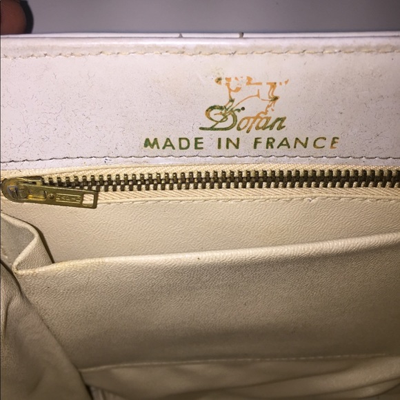 Dofan  Vintage Leather Bag made in France - Picture 7 of 13